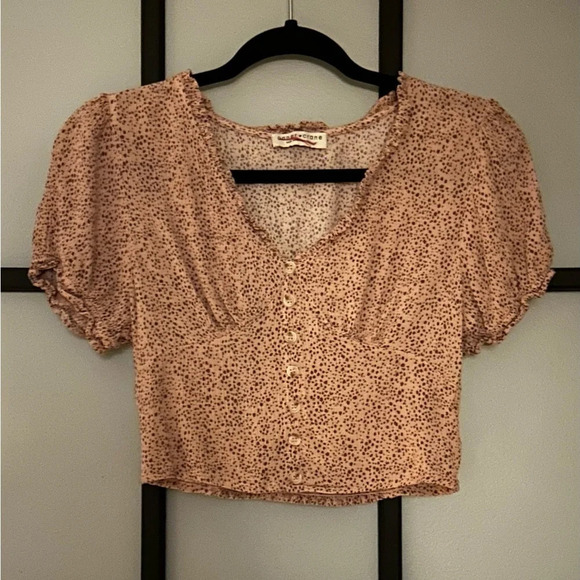Paper Crane dotted crop top - Picture 2 of 4
